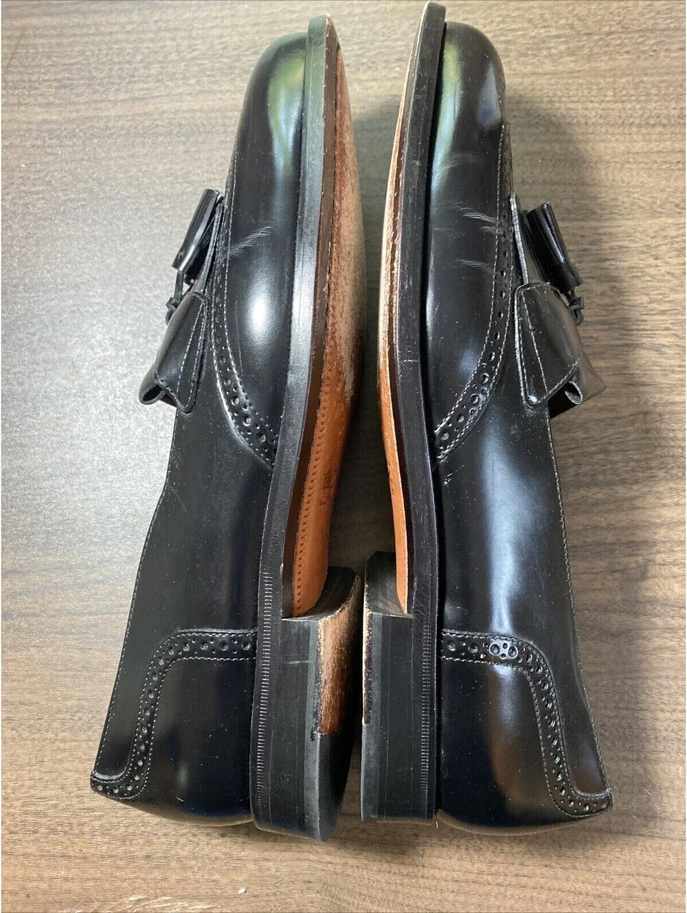 Men’s Cole Haan Wingtip Oxford Black #08339 Size 11.5D